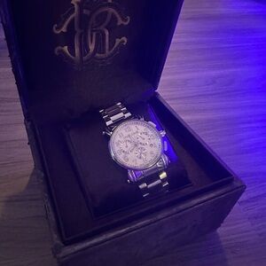 Roberto Cavalli Black and Gold Timewear Box
